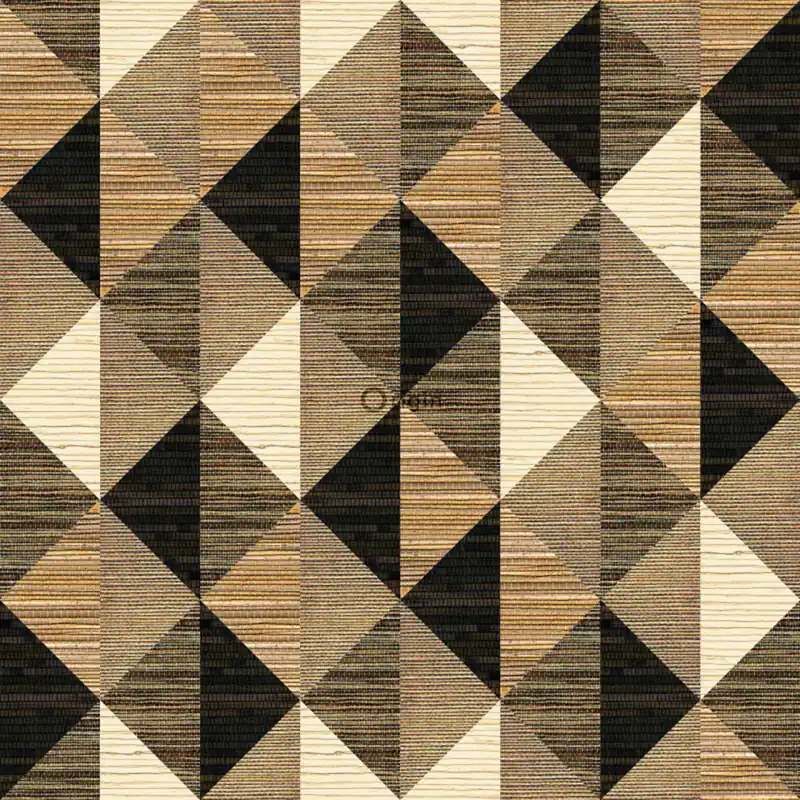 Geometrische Vliestapete, Matteimitat 357216, Matières - Wood, Origin Neu