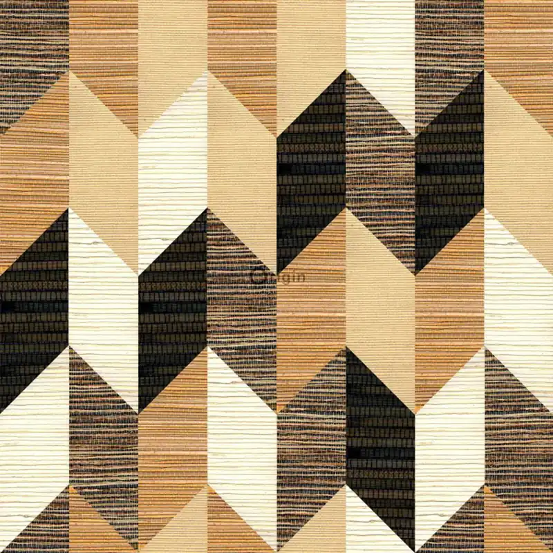 Top-Angebot Geometrische Vliestapete, Geflechtimitat 357214, Matières - Wood, Origin
