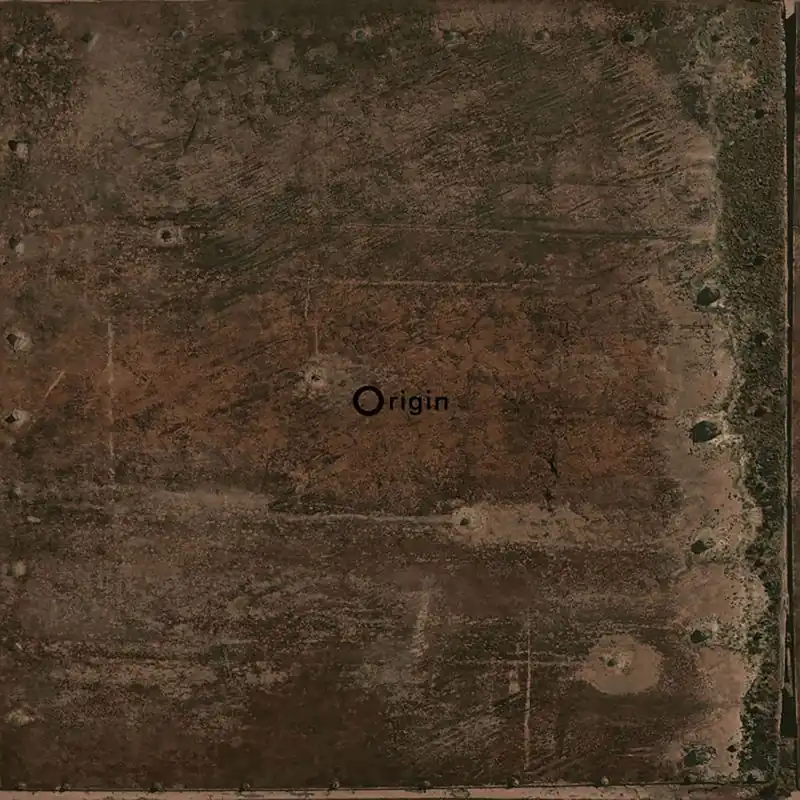 Metallic braune Vliestapete, Imitation von Metallplatten mit Nieten 337231, Matières - Metal, Origin Online Kaufen
