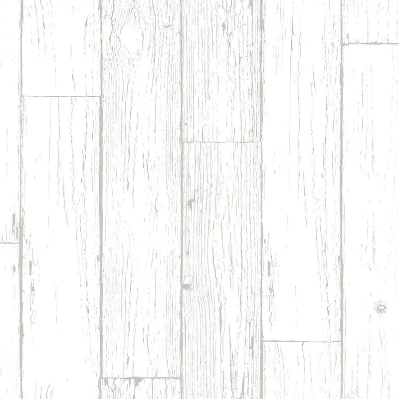 Metallic-Tapete in grau-silberner Holzoptik, Dielen, 347551, Matières - Wood, Origin Neuheit