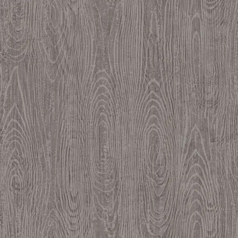 Metallic-Tapete in graubrauner Holzoptik, 347556, Matières - Wood, Origin Neue Ware