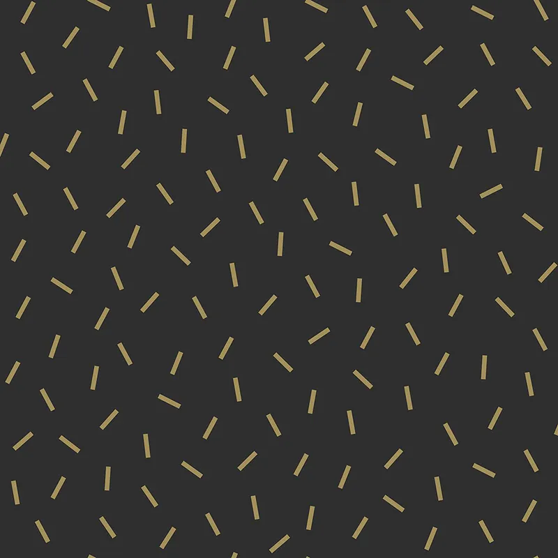Schwarze Vliestapete mit goldenen Strichen 139128, Black & White, Esta Direktkauf
