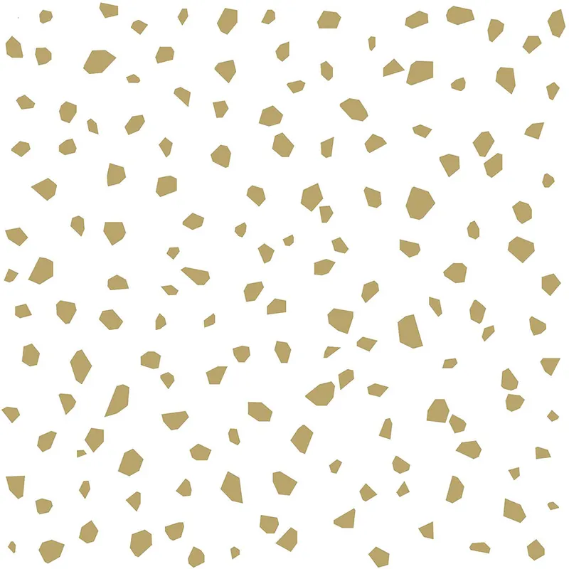 Weiße Vliestapete, unregelmäßige Goldformen 139133, Black & White, Esta Meistverkauft