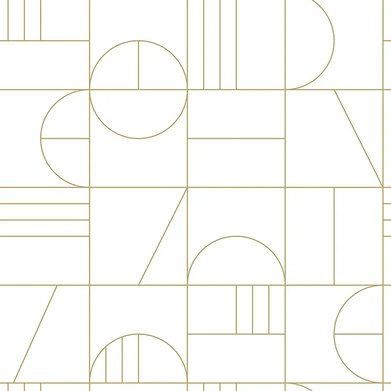 Weißgoldene geometrische Vliestapete 139141, Art Deco, Esta Kracherpreis