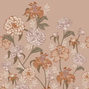 Florale Fototapete, 159210, Vintage Flowers, Esta Home Wochenendangebot