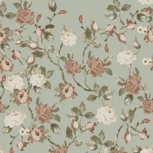 Fototapete, Rosen, 159213, Vintage Flowers, Esta Home Letzte Chance