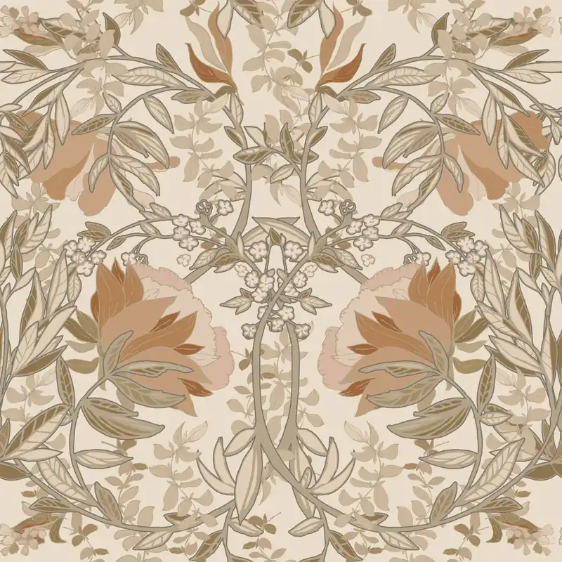 Direktkauf Jugendstil Blumentapete, 139459, Vintage Flowers, Esta Home