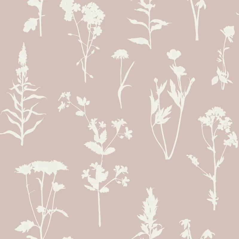 Rosa Vliestapete, Blumen, Blätter, 139393, Vintage Flowers, Esta Home Heißes Angebot