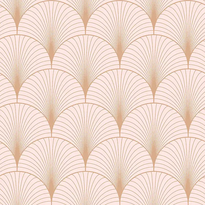 Angebot Rosa geometrische Vliestapete 139229, Art Deco, Esta