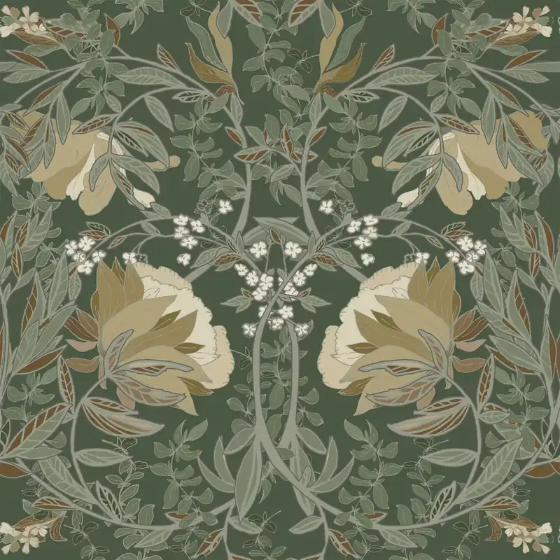Jugendstil Blumentapete, 139420, Vintage Flowers, Esta Home Neuheit