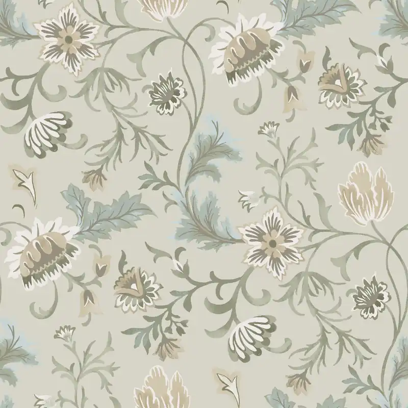 Sichere Zahlung Beige florale Vliestapete, 139412, Vintage Flowers, Esta Home