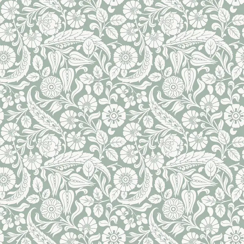 Grüne florale Vliestapete, 139329, Vintage Flowers, Esta Home Rabatt