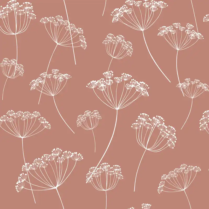 Braune Blumentapete, Gräser, 139320, Vintage Flowers, Esta Home Bestpreis