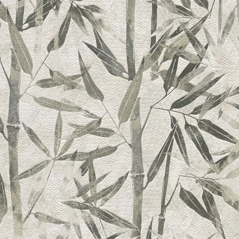 Metallic non-woven wallpaper with a bamboo pattern Z90034, Automobili Lamborghini 2, Zambaiti Parati Neue Kollektion