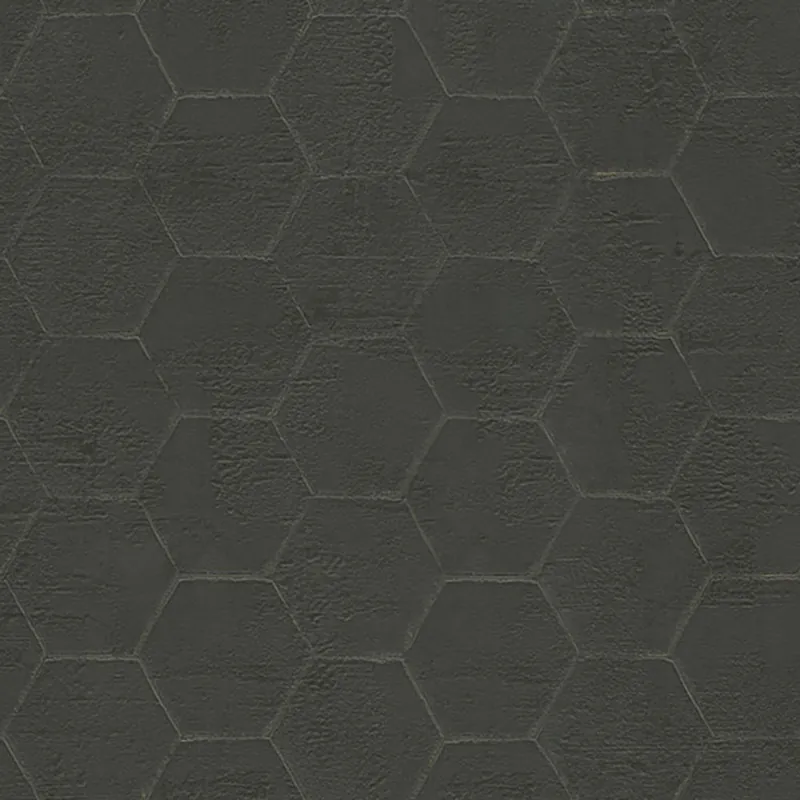 Luxury black non-woven wallpaper with hexagons Z90043, Automobili Lamborghini 2, Zambaiti Parati Wochenendangebot