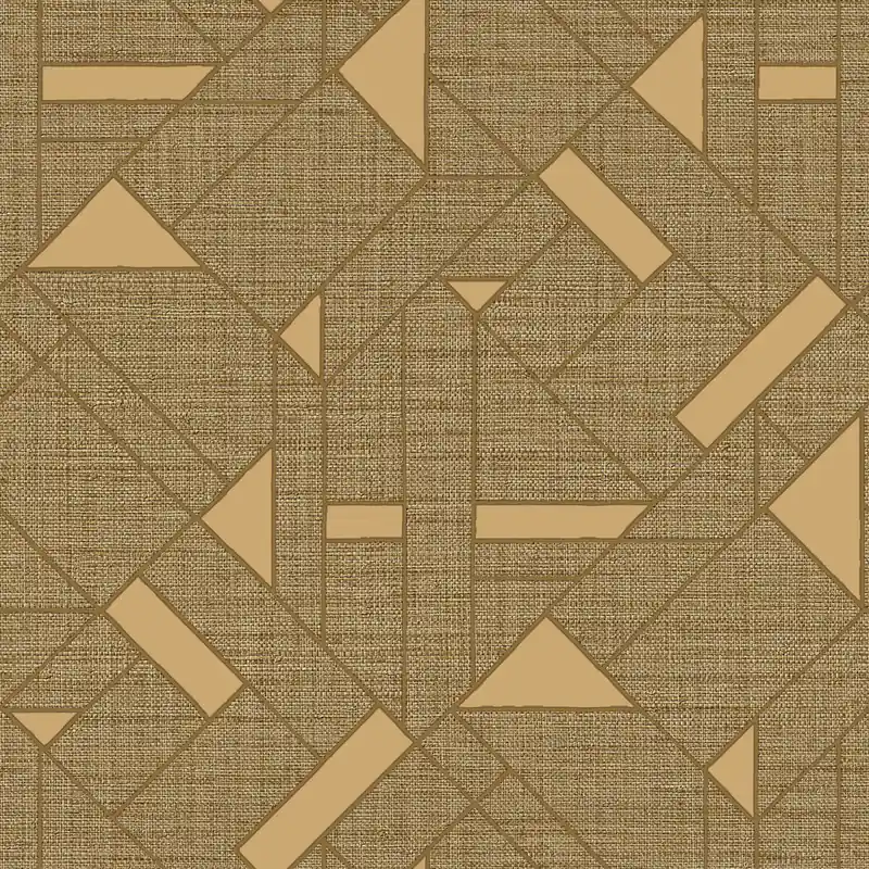 Goldene Luxustapete mit geometrischen Mustern, Z18941, Trussardi 7, Zambaiti Parati Neue Kollektion