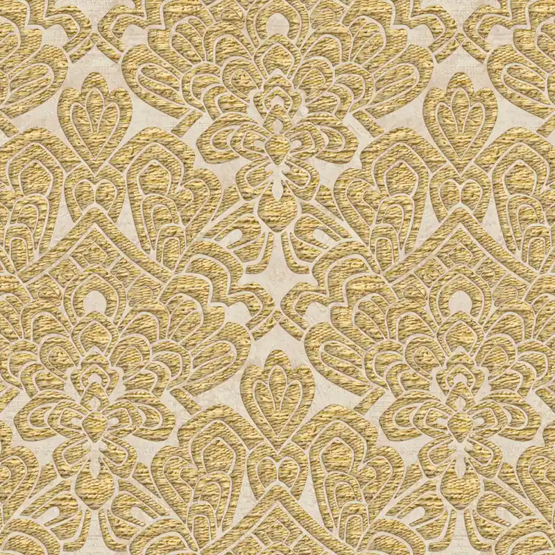 Top-Preis Luxuriöse goldbeige Barocktapete, Z18931, Trussardi 7, Zambaiti Parati