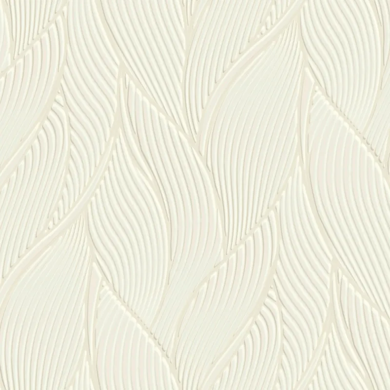 Rabatt Cremefarbene Luxustapete, Blätter, Z18906, Trussardi 7, Zambaiti Parati