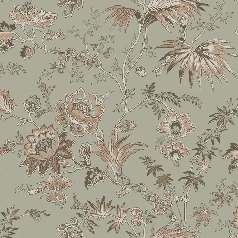 Heißes Angebot Grüne florale Vliestapete, 139297, Vintage Flowers, Esta Home