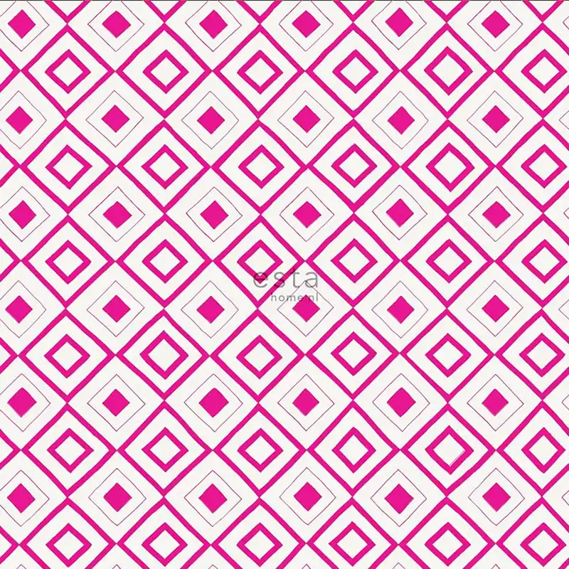 Non-woven wallpaper with a geometric pattern 138862, FAB, Esta Sale