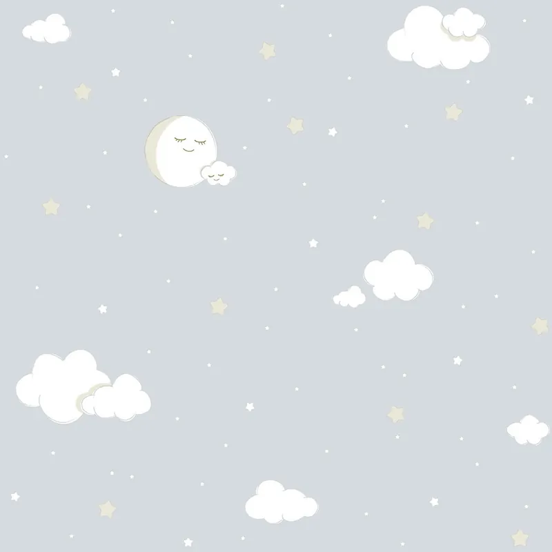 Kindertapete Wolken 221-3, Lullaby, ICH Wallcoverings Markenware
