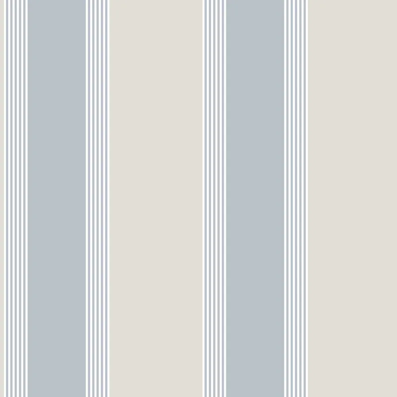 Neuheit Blau-beige gestreifte Tapete, 28876, Thema, Cristiana Masi by Parato