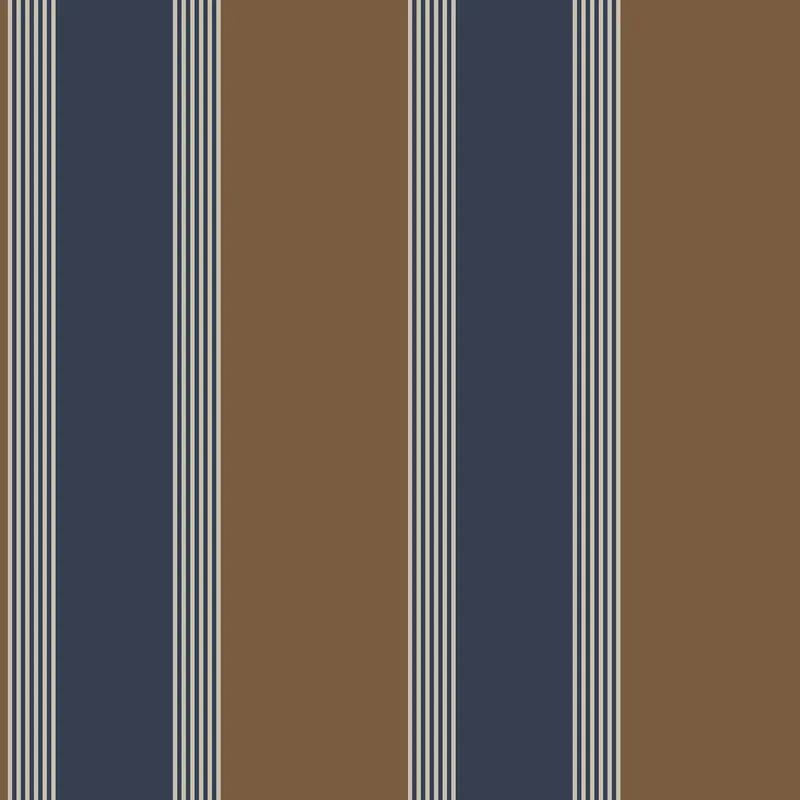 Beliebt Blau-braun gestreifte Tapete, 28879, Thema, Cristiana Masi by Parato