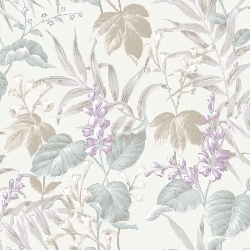 Top-Seller Cremefarbene Tapete mit Blumen und Vögeln, 28854, Thema, Cristiana Masi by Parato