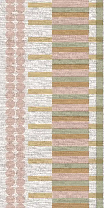 Neu Geometrische Vliestapetenbordüre, rosa, B39084, Arché, Cristiana Masi by Parato