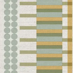 Geometrische Vliestapetenbordüre, grün, B39085, Arché, Cristiana Masi by Parato Wochenendangebot