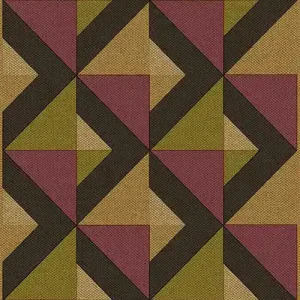Ausverkauf Geometrische Vliestapetenbordüre, burgunderrot, B39099, Arché, Cristiana Masi by Parato