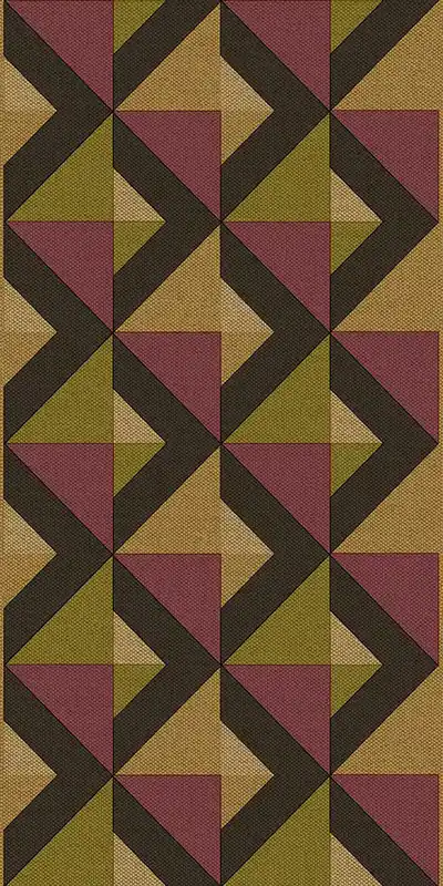 Ausverkauf Geometrische Vliestapetenbordüre, burgunderrot, B39099, Arché, Cristiana Masi by Parato