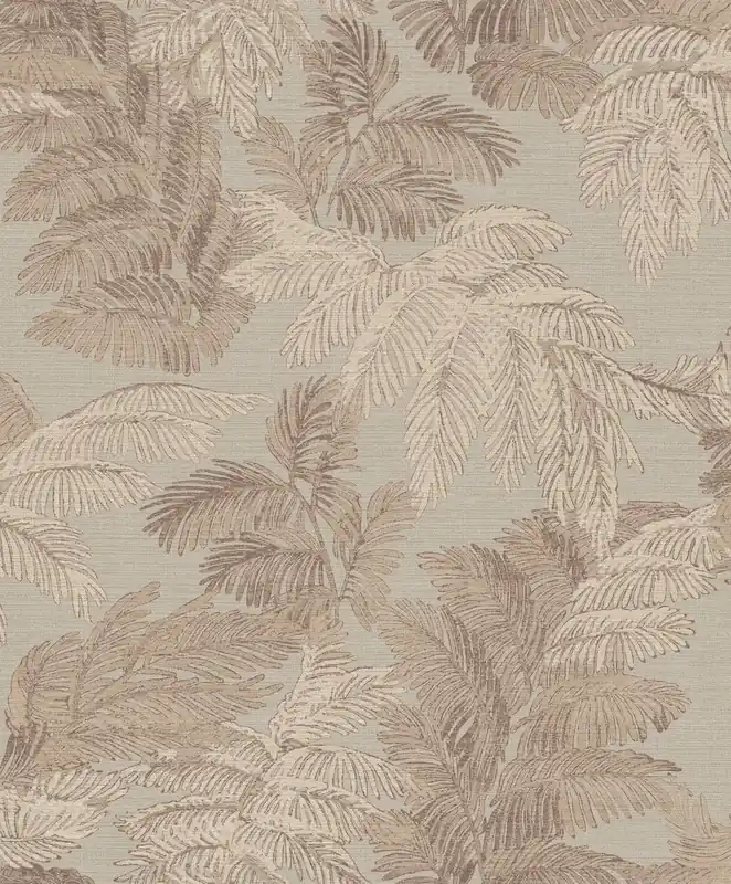 Braune Tapete mit Blättern, 28812, Thema, Cristiana Masi by Parato Schnäppchen
