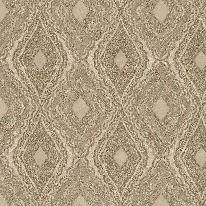 Luxury non-woven wallpaper with a vinyl surface 97108, geometric pattern, Terra, Emiliana Parati Direktkauf