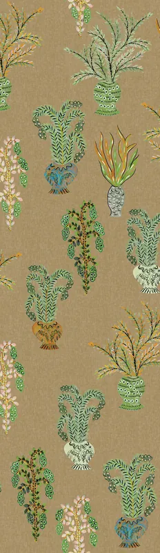 Vliestapete Wandbilder, khaki, Blumen, DGJOY1021-260, Joy, Masureel Sofort Bestellen