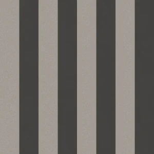 Schwarz-silber gestreifte Tapete, OTH404, Othello, Zoom by Masureel Letzte Chance