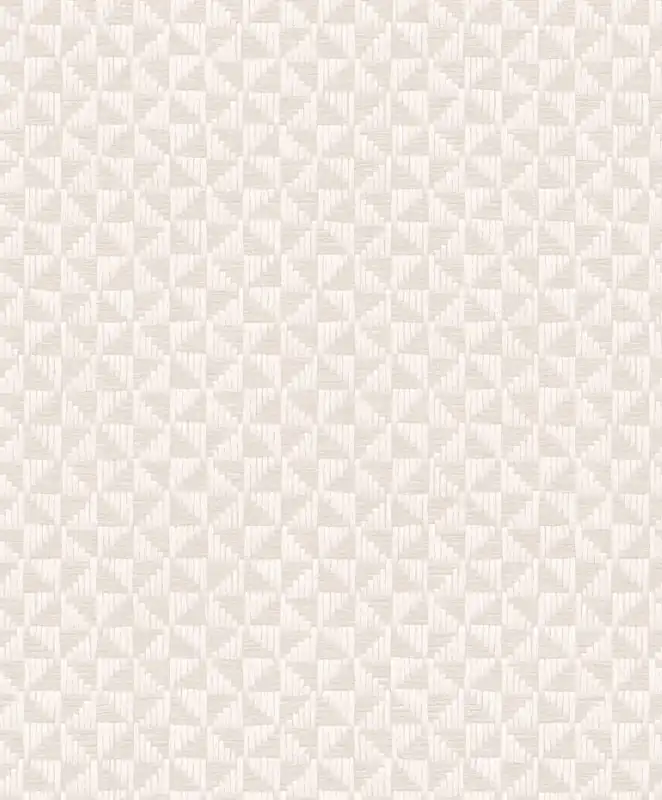 Beige geometrische Tapete, ZEN301, Zen, Zoom by Masureel Sale