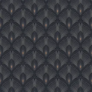 Neu Blaue Barocktapete, OTH206, Othello, Zoom by Masureel