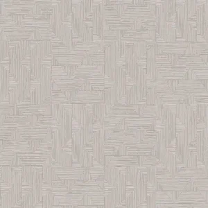 Ausverkauf Grau-beige geometrische Tapete, SPI404, Spirit of Nature, Khroma by Masureel