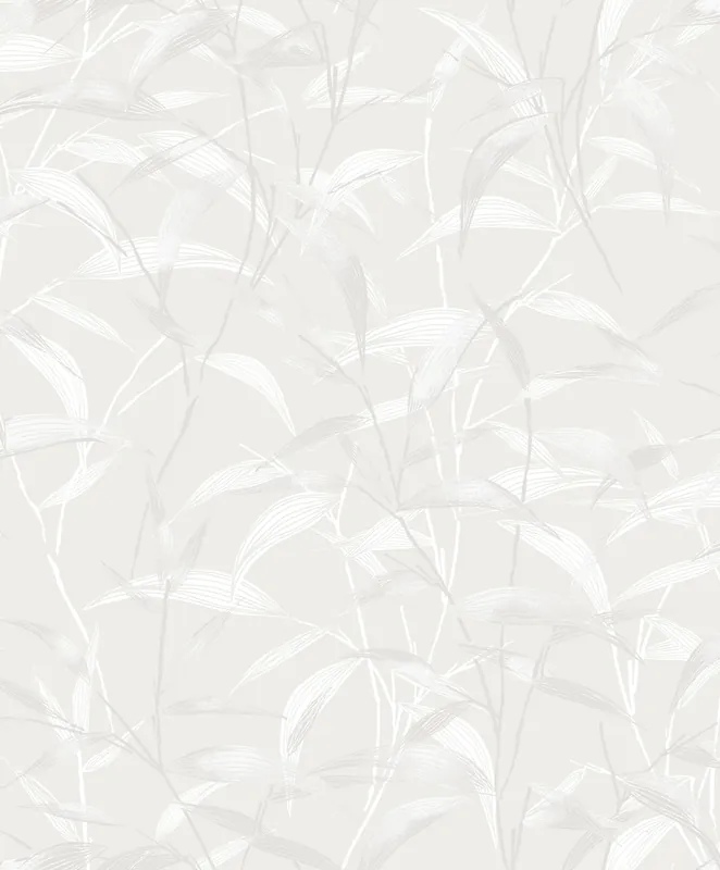 Graue Tapete, Bambus, ZEN201, Zen, Zoom by Masureel Echt