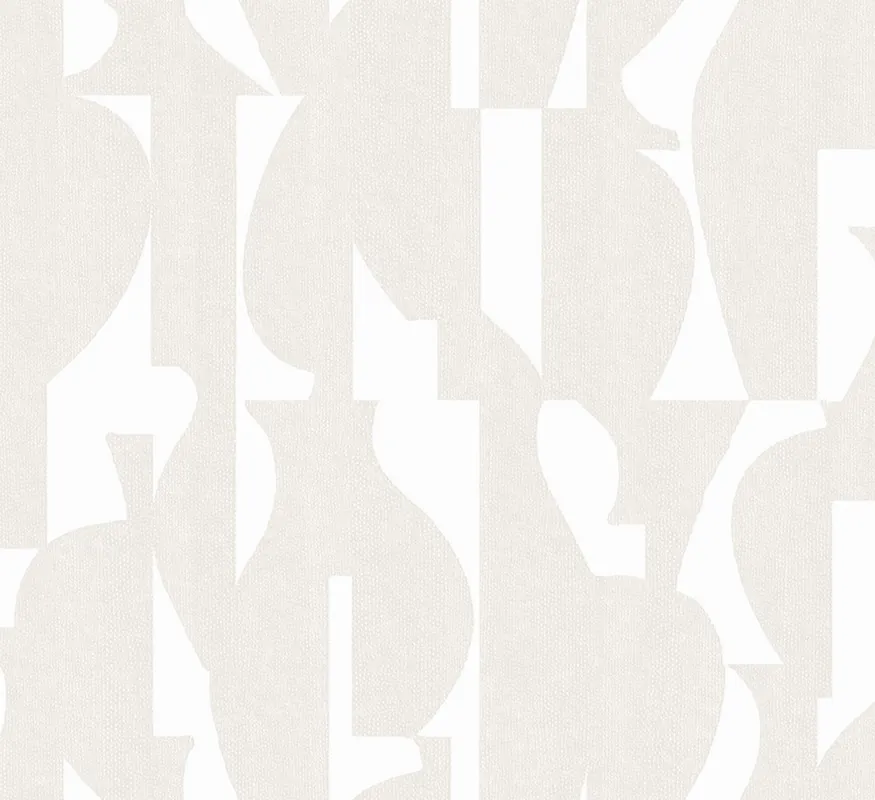 Wochenendangebot Geometrische Vliestapete, Creme, TER301, Terra, Masureel