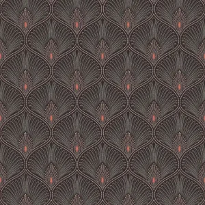 Echt Schwarze und rosa Tapete, OTH204, Othello, Zoom by Masureel
