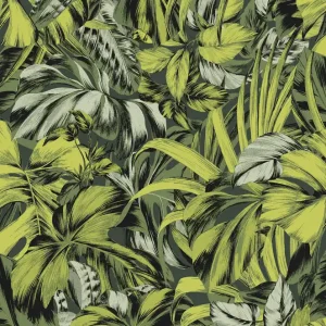 Sonderangebot Grüne Tapete mit Blättern, ZEN102, Zen, Zoom by Masureel