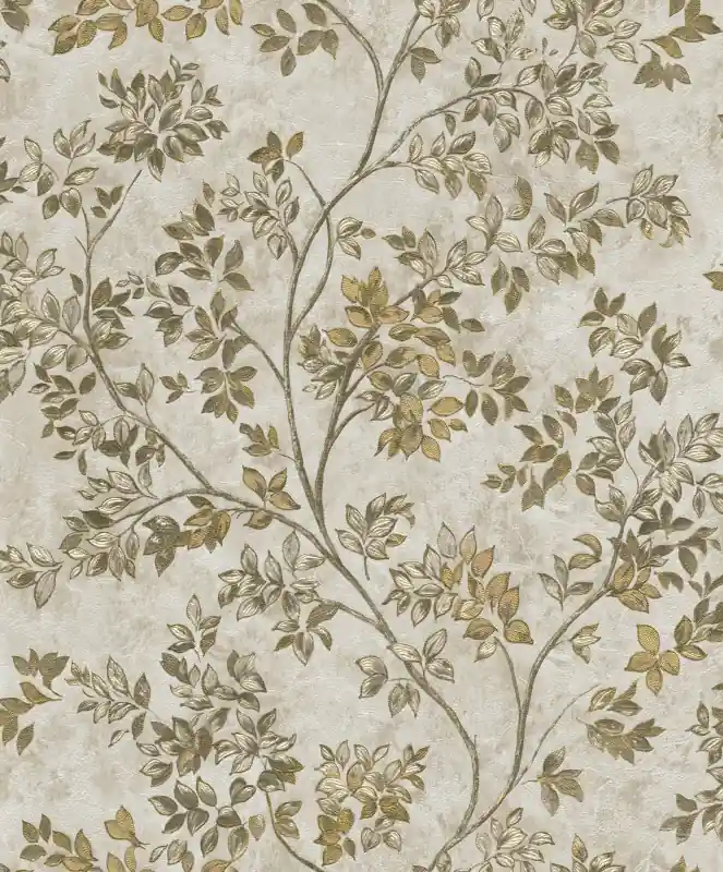 Zertifiziert Luxustapete mit Zweigen, Blättern, Z21706, Tradizione Italiana, Zambaiti Parati