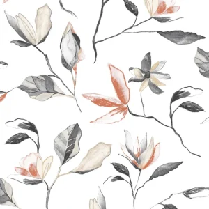 Florale Vliestapete, ZEN007, Zen, Zoom by Masureel Preis Gesenkt