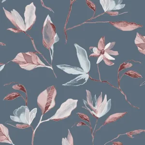 Garantierte Lieferung Blaue Blumentapete, ZEN008, Zen, Zoom by Masureel