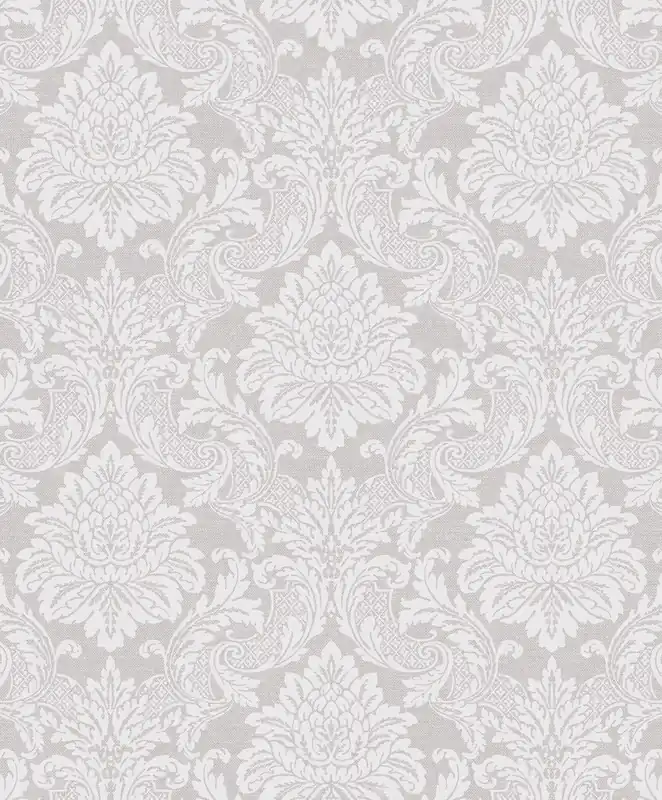 Heißes Angebot Graue Tapete mit barockem Muster, OTH005, Othello, Zoom by Masureel