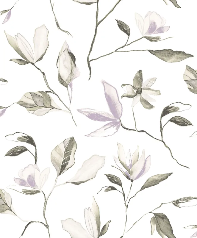 Neu Florale Vliestapete, ZEN005, Zen, Zoom by Masureel