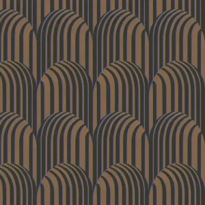 3D geometrická Vliestapete, braun-schwarz, ROC304, Rock, Masureel Schnäppchen