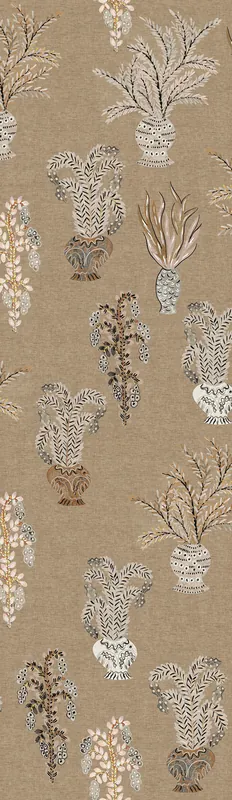 Vliestapete Wandbilder, braun-beige, Blumen, DGJOY1011-260, Joy, Masureel Nur Für Kurze Zeit